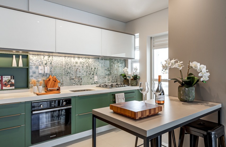 Encimera de cocina en Cuarzo Blanco Zeus